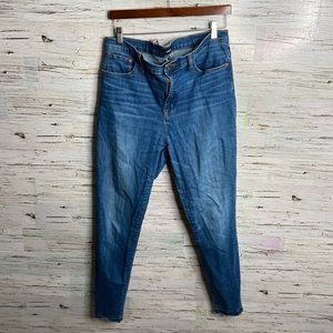 J crew high rise jeans toothpick size 32